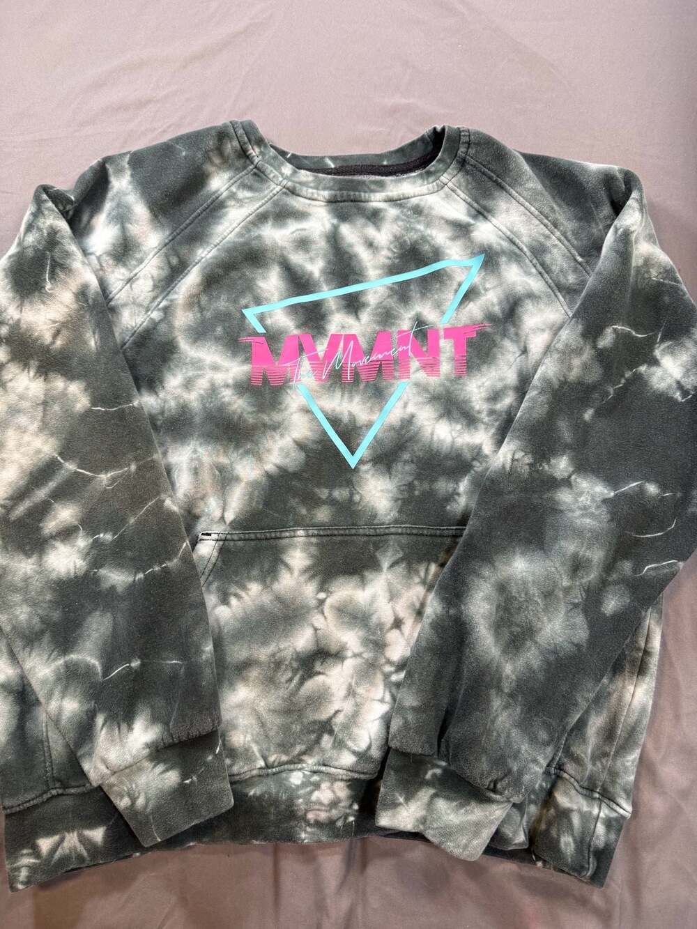 MVMT The Movement Tie Dye Graphic Sweatshirt Size XL